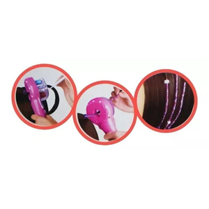 اسباب بازی لوازم آرایشی دستگاه بافت مو کوچک با نخ رنگی BRAIDED HAIR MACHINE _اکسسوری